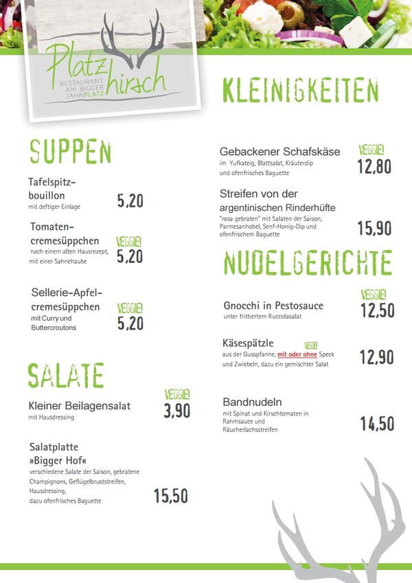 Speisenkarte 3