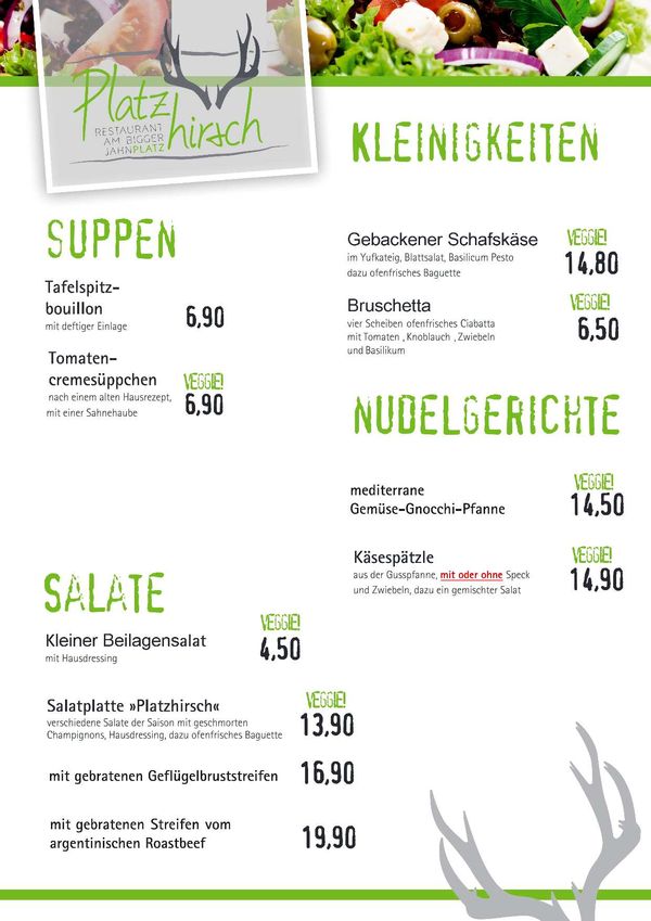Speisenkarte 3