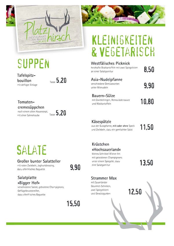 Speisenkarte 4