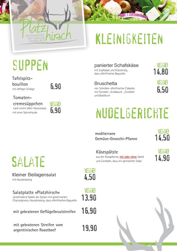 Speisenkarte 3