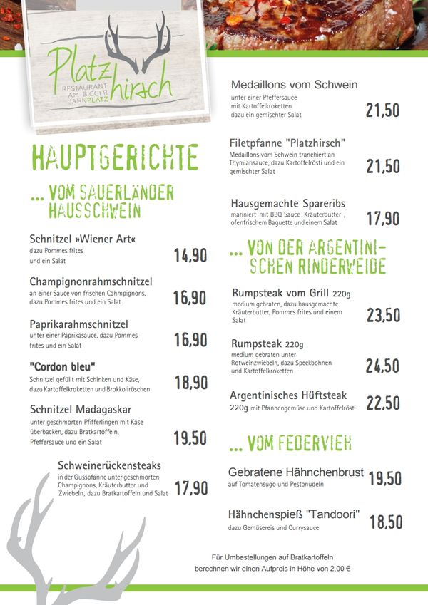 Speisenkarte 4