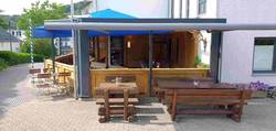 Grillen am Hotel im Sauerland